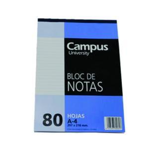 BLOC RAYADO CAMPUS 80 h A4 210 x 297 mm