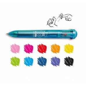 BOLÍGRAFO CARIOCA CON 10 COLORES