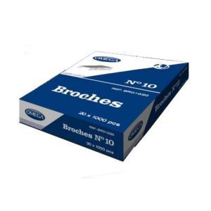 BROCHES PARA ENGRAPADORA OMEGA Nº 10 1000 u