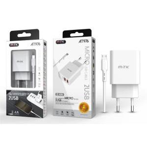 CARGADOR CON CABLE M-TK AT976 MICRO USB