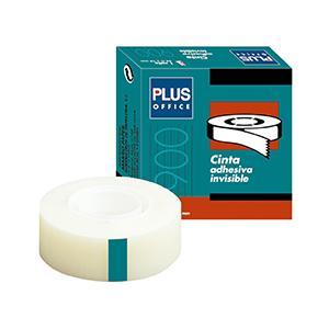 CINTA ADHESIVA INVISIBLE PLUS OFFICE 19 mm x 33 m