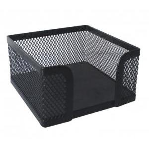 CUBO PORTANOTAS METAL CALADO PLUS OFFICE 5 cm