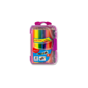 LÁPICES 12 COLORES MAPED PEPS SET + 3 FLUO