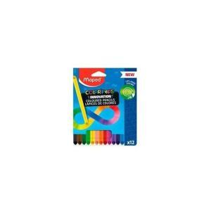 LÁPICES DE 12 COLORES MAPED PEPS INFINITY