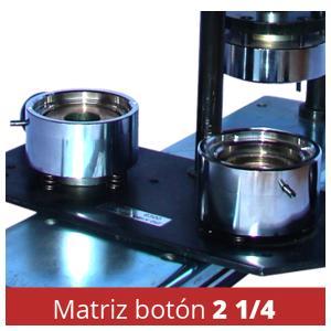 MATRIZ PARA PARA PINS 2 1/4" - 55 MM CON CORTANTE