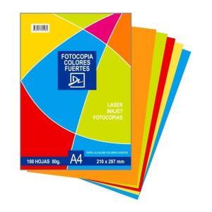 PAPEL VARIOS COLORES INTENSOS DL x 100 h
