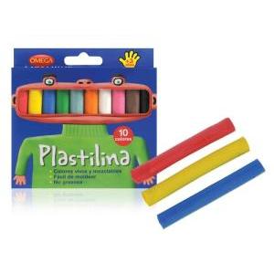 PLASTILINA OMEGA x 10 COLORES