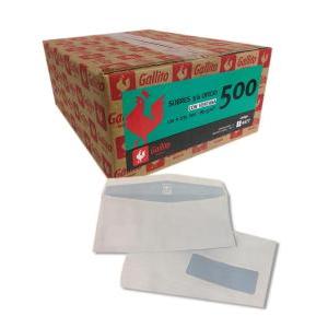 SOBRE COMERCIAL con ventana 120x235 mm GALLITO F4477